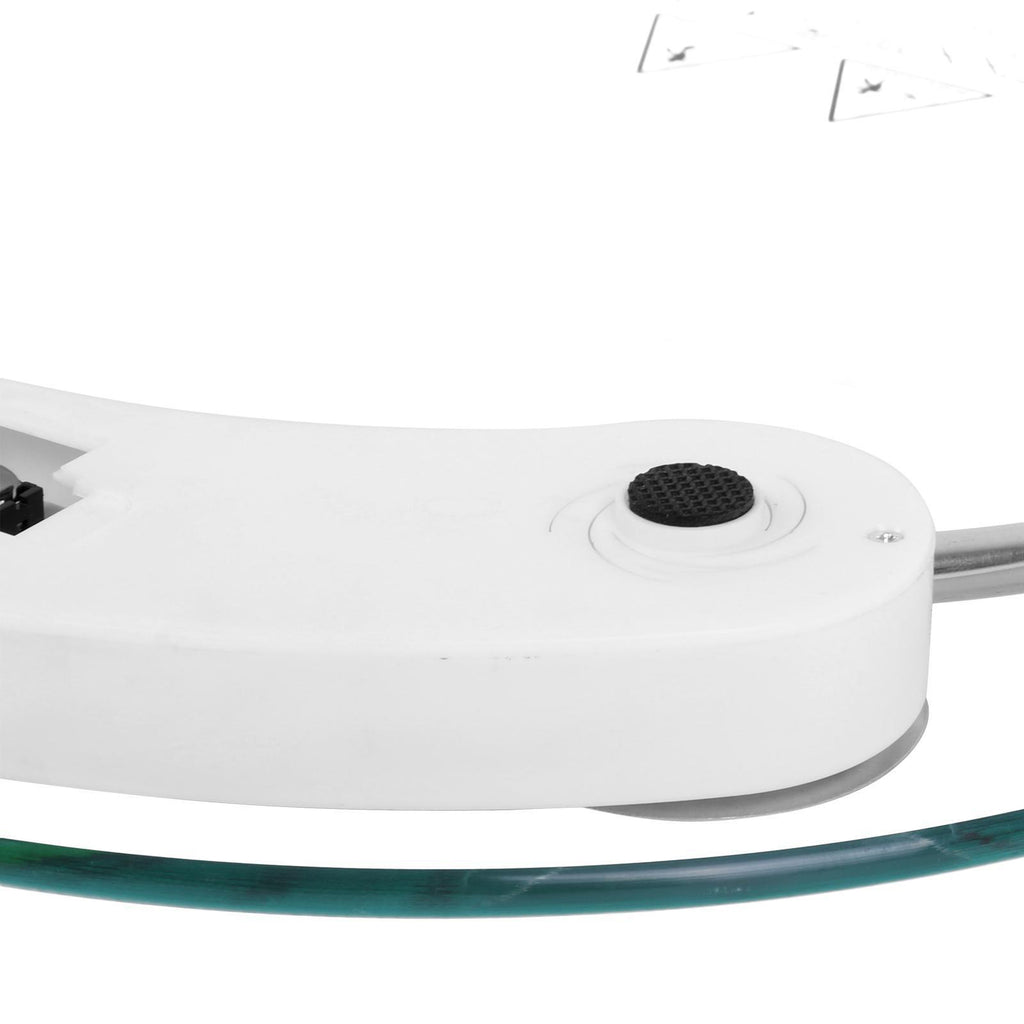 Bascula de Baño de Cristal, 180Kg de Resistencia, Dígitos LCD, Sensor de Alta Precisión, Cristal Resistente de 8mm, Reajuste y Apagado Automático, Indicador de Poca Batería y Exceso de Carga, 34cm