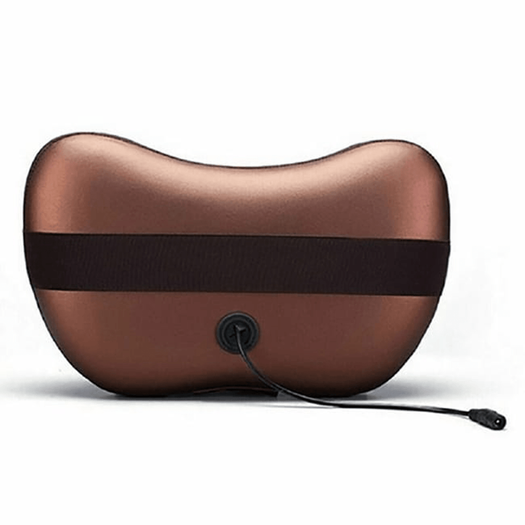 Almohada Masaje con 8 Cabezales de Masaje con Rotación Bidireccional, 3 Velocidades Ajustables, Función de Calor Suave, Ideal para Casa o Viajes, Perfecto para Cuello, Espalda, Piernas y Brazos, Diseño Ergonómico, Materiales Duraderos