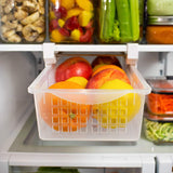 Organizador de Cocina, Organizador Nevera, Organizador de Refrigerador, Contenedor de Almacenamiento, Fácil de Instalar, Pensado para Optimizar y Ahorrar Espacio, Ajustable y Adaptable a Cualquier Estante