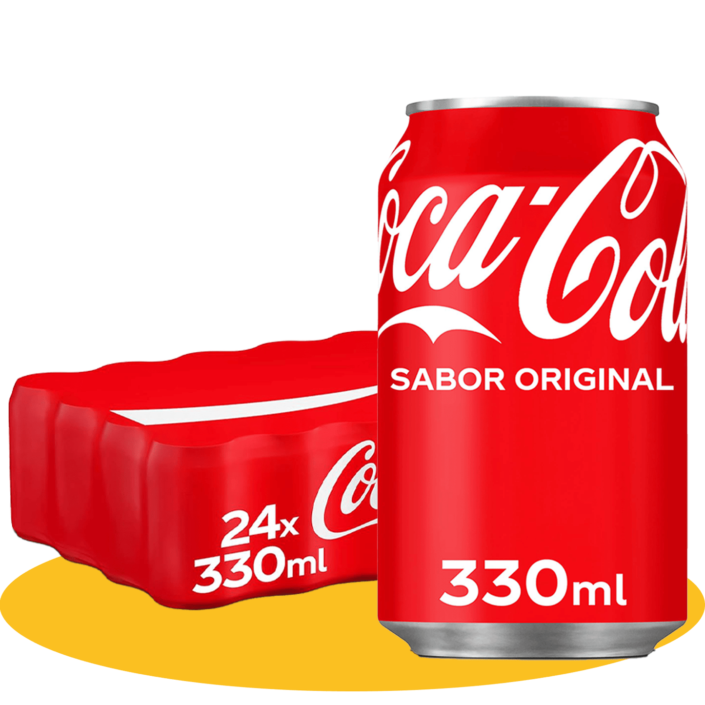 Coca-Cola Sabor Original / Zero / Sabor Cherry / Sabor Vainilla, Refresco de Cola, Pack Ahorro de 24 Latas de 330ml
