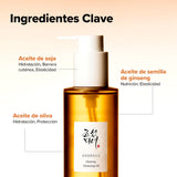 Beauty of Joseon Ginseng Cleansing Oil, Aceite Limpiador Facial con Ginseng, Ayuda a Eliminar Suciedad, Sebo e Impurezas sin Dejar Sensación Pesada, 210 ml