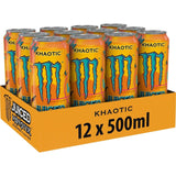 MONSTER ENERGY Bebida Energética, Refresco Energético, Pack 12/24 Latas de 500ml