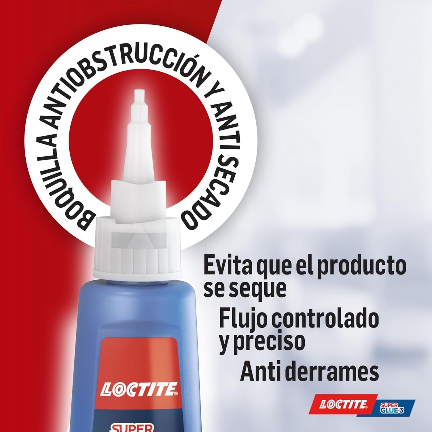 Loctite Super Glue-3 XXL, Pegamento Universal Triple Resistencia, Adhesivo para Uso Intensivo, Pegamento Instantáneo, Transparente y Extrafuerte, 20g