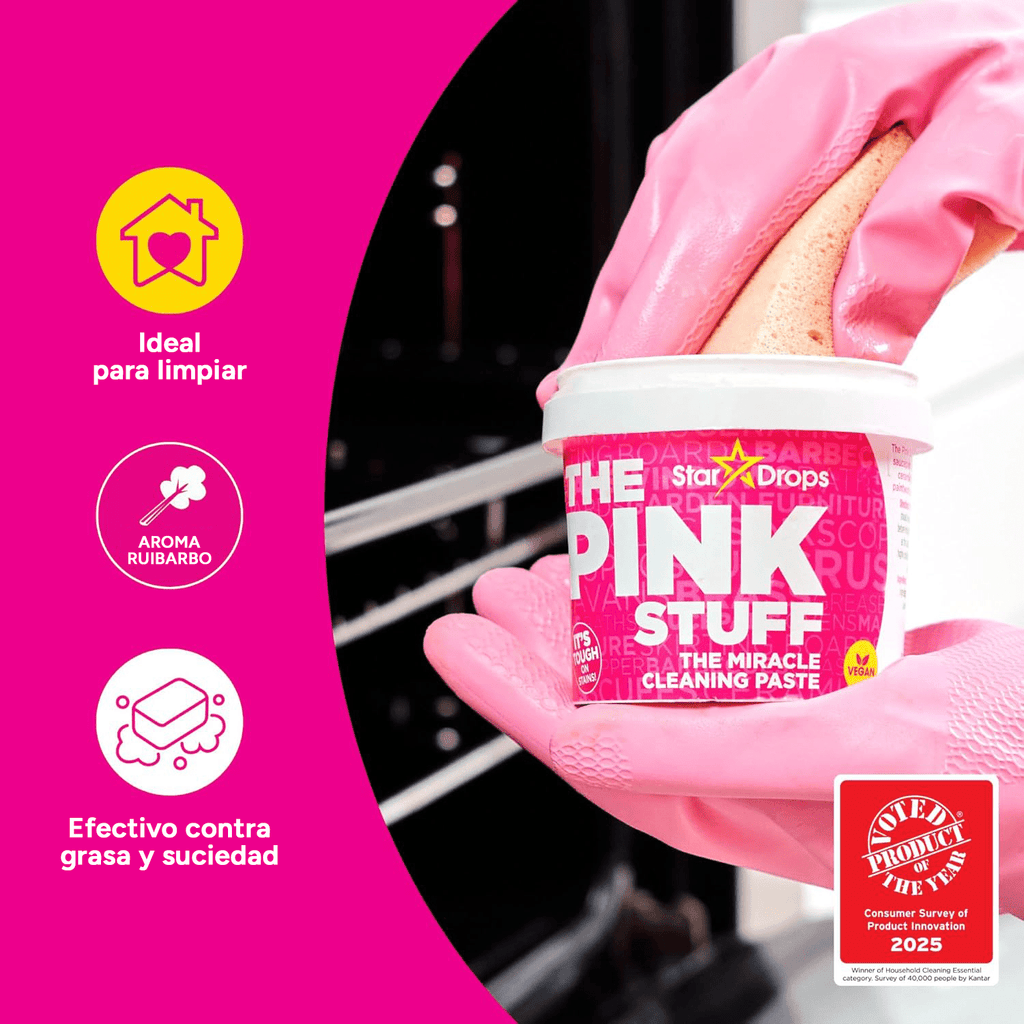 The Pink Stuff 850g, Limpieza Hogar Pasta Limpiadora Multiusos ideal para Eliminar Manchas, Grasa y Suciedad, Eficaz y Concentrado, Fácil Aplicación
