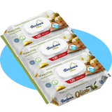 Toallitas Húmedas, Cuidado e Hidratación Profunda, Fibras Ultrasuaves ideales para Piel Sensible, Perfume Fresco, Packs de 3/6/9/12 Unidades, 360/720/1080/1440 Toallitas