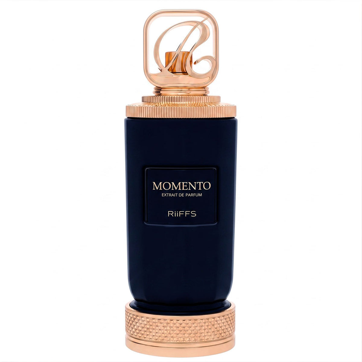 Riiffs Momento Extrait de Parfum Unisex, Perfume Árabe de Aroma Dulce y Amaderado con Notas de Mandarina, Azafrán, Rosa, Caramelo y Cedro, 100 ml