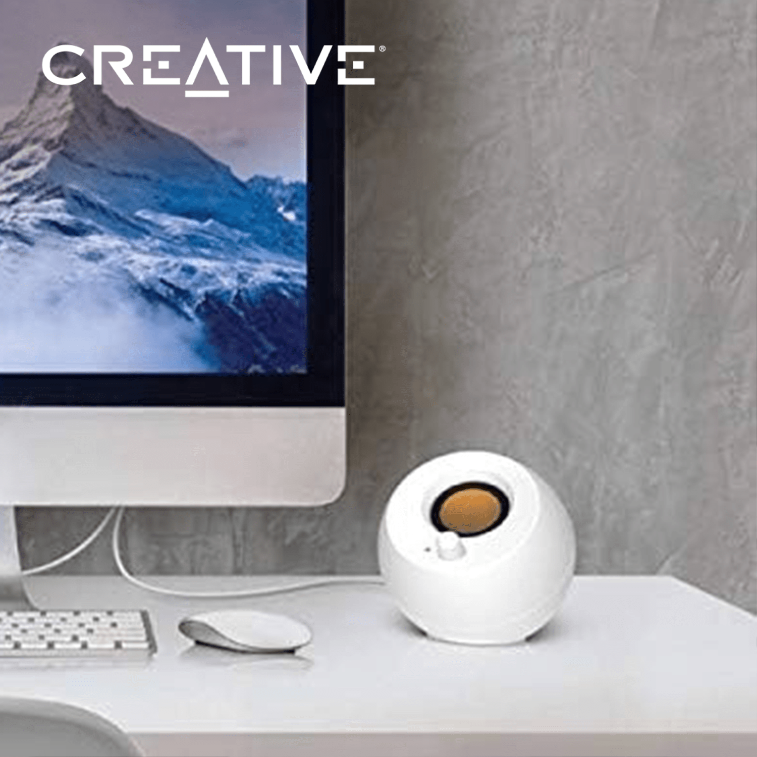 CREATIVE Set de Altavoces Ordenador 2.0, para Ordenador Portatil y Oficina, Alámbrico 3,5 mm, 4,4 W, 100 - 17000 Hz, Creative Labs Pebble