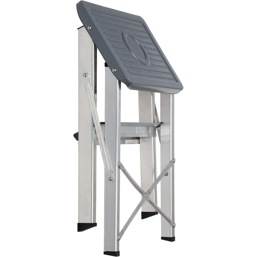 Escaleras Plegables Aluminio de Tijera Super Resistente hasta 150Kg, Acero y Aluminio Antideslizantes