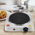 Cocina Electrica Portátil, Placa de Inducción, Hornillo Eléctrico, Antiadherente, Configuración Variable de Calor, Indicador Luminoso
