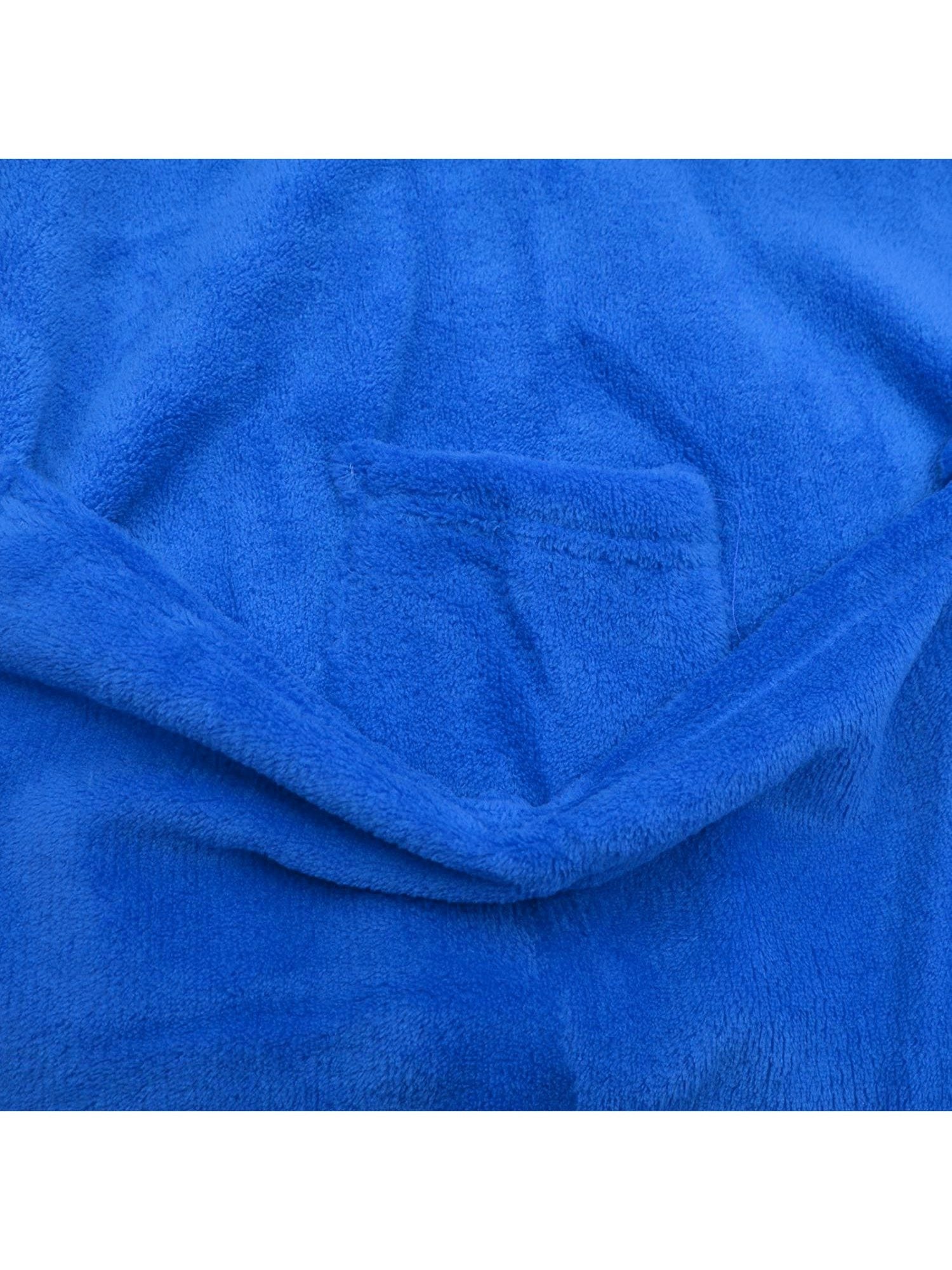 Batamanta Unisex, Batamanta Mujer, Batamanta Hombre, Super Suave, Muy Cálida, Con Bolsillo Incorporado, Medidas Manta: 130 x 170 cm, Medidas Mangas: 60 x 25 cm, Perfecta para el Sofá