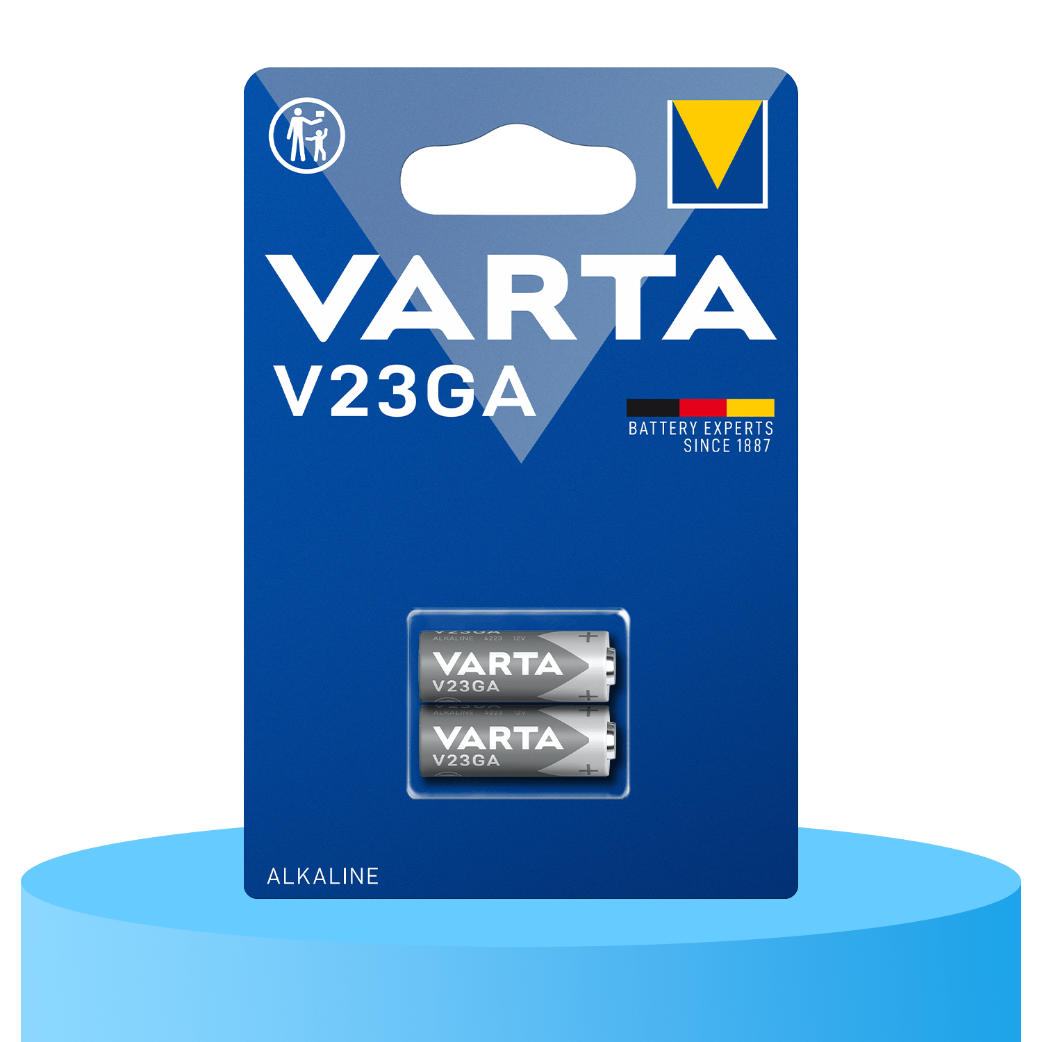 Pilas V23GA Alcalina de Alto Rendimiento, Larga Duración, Para Uso Diario, Ideal para Relojes, Alarmas, Cámaras de Fotos, Calculadoras, Mandos a Garaje, Rastreadores y Otros Dispositivos Pequeños - VARTA