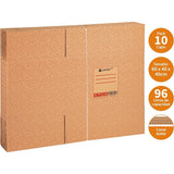 Pack 10 Cajas Carton para Mudanzas y Almacenaje Ultra Resistentes con Asas
