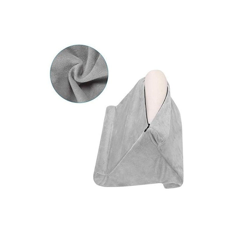 Soporte para Tablet y Móvil de 3 Ángulos para Adaptarse a Cualquier posición y lugar, Soporte Estable Hecho de Goma Espuma con Tejido Muy Suave, 28 x 27 x 20,5 cm