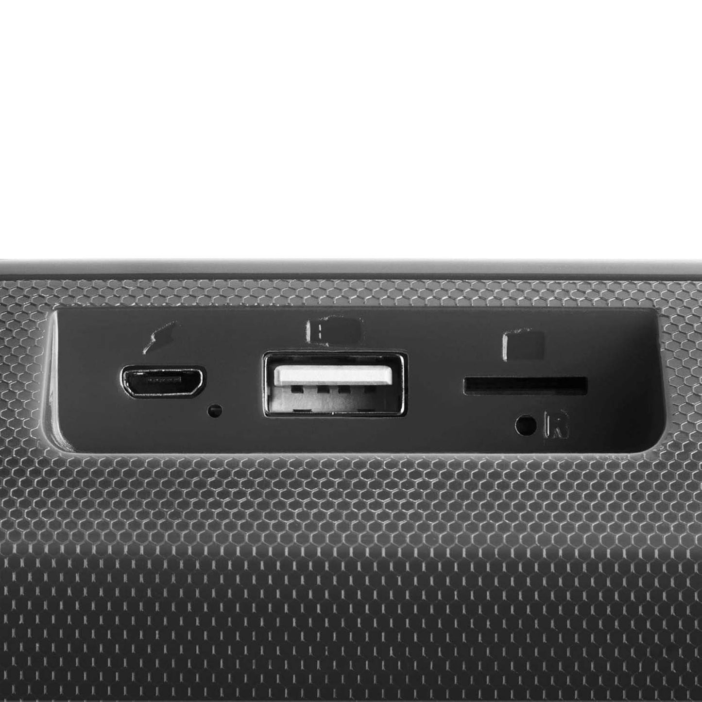 Mars Gaming MSBAX, Altavoz Bluetooth RGB, Compacto,10W, USB/MicroSD/Radio, Negro