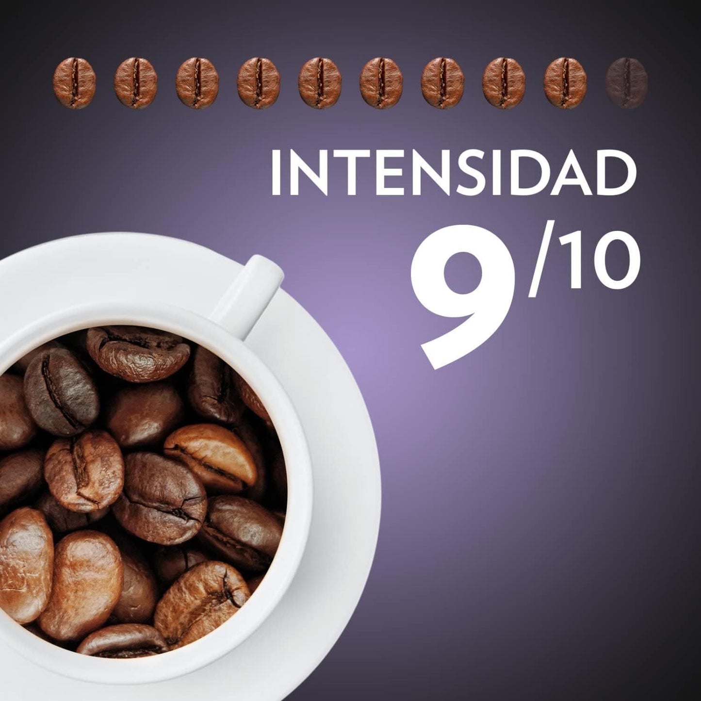Lavazza Café Grano Natural Tostado Expresso Barista Intenso, Mezcla Arábica y Robusta, con Notas Aromáticas de Cacao y Madera, Intensidad 9/10, Tueste Medio, 1/2 kg