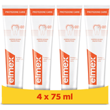 Elmex Pasta de Dientes Anticaries, Dentífrico que Fortalece el Esmalte, Protección Superior de los Dientes, 75ml por Tubo
