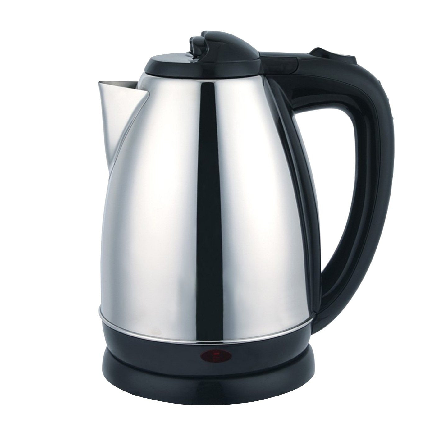 Hervidor de Agua Eléctrico de Acero Inoxidable de 1500W, Calentador de Agua Eléctrico, Protección Contra Sobrecalentamiento, Indicador Luminoso, Capacidad de 1.8L
