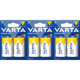 Pilas D Alcalinas de Alto Rendimiento, VARTA Energy, Larga Duración, Energía Potente y Continua, Ideal para Linternas de Alto Consumo, Radios Portátiles, Juguetes Grandes, Equipos de Sonido y Dispositivos Industriales - VARTA