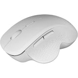 Mars Gaming MMWERGO, Ratón Inalámbrico Ergonómico, Sensor Óptico 3200 dpi, Switches Mecánicos KAILH, Ahorro Energía, Multiplataforma, PC, Mac, PS5, Xbox, Blanco