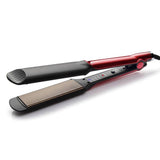 Plancha Pelo Cerámica, Plancha Alisadora de Cabello con Placas Cerámicas, 4 Niveles de Temperatura: 160 °C – 220 °C, Calentamiento Rápido en 30 Segundos, Indicador LED, Ideal para un Acabado Natural y Suave