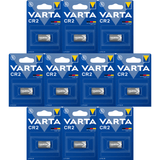 Pilas CR2 Litio de Alto Rendimiento, Larga Duración, Para Uso Diario, Ideal para Cámaras Fotográficas, Linternas, Sensores de Alarma, Equipos de Medición, Punteros, Juegos y Otros Dispositivos Pequeños - VARTA