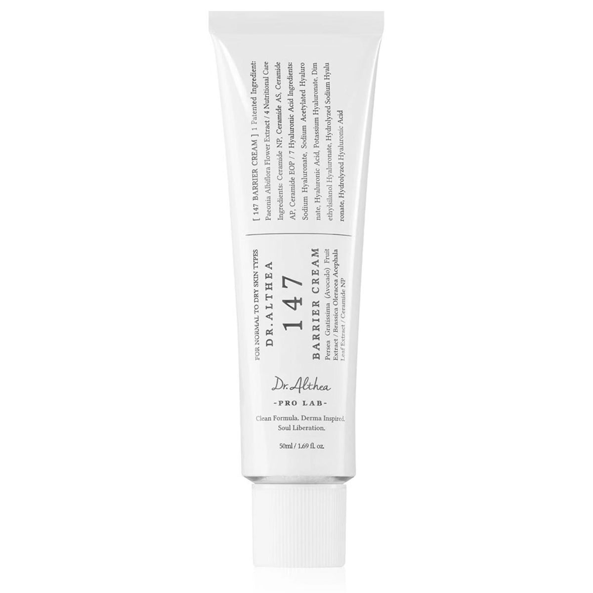 Dr.Althea 147 Barrier Cream, Ayuda a Mantener la Hidratación y Suavidad, Textura Rica y Confortable, 50 ml
