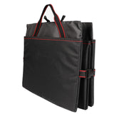 Organizador Maletero Coche con 4 Compartimentos de Rejilla y 2 Compartimentos Grandes, Plegable para Optimizar Espacio, Fijarlo de Forma Segura al Maletero, 63x39x25cm