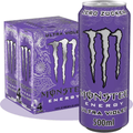MONSTER ENERGY Ultra Violet Bebida Energética Sabor Uva, Sin Azúcar, 4 Latas de 500ml