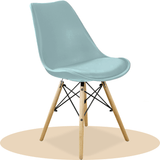 Sillas para Comedor, Sillas para Cocina con Asiento Blando, Tapizado y Patas Resistentes de Madera de Haya, Sillas Nórdicas Minimalistas, 49.5 x 44 x 79.5 cm
