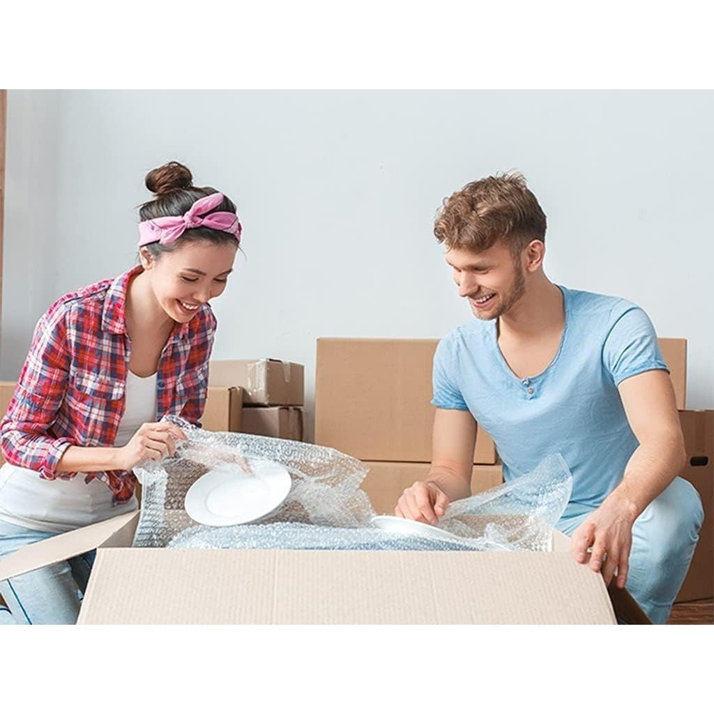 packer PRO Caja Cartón para Mudanzas y Almacenaje Ultra Resistentes con Asas, Fabricadas en Cartón Duro, Ideal para Mudanzas o Almacenaje de Libros y Ropa, Transporte Cómodo y Seguro gracias a las Asas Laterales