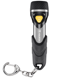 Linterna con Pilas, Luz LED, 12 Lumens, 6.5h de Duración, 22m de Alcance, Carcasa Resistente a Golpes, Llavero Incluido, Funciona con 1 Pila AAA (incluida), 9.4cm de Longitud - VARTA