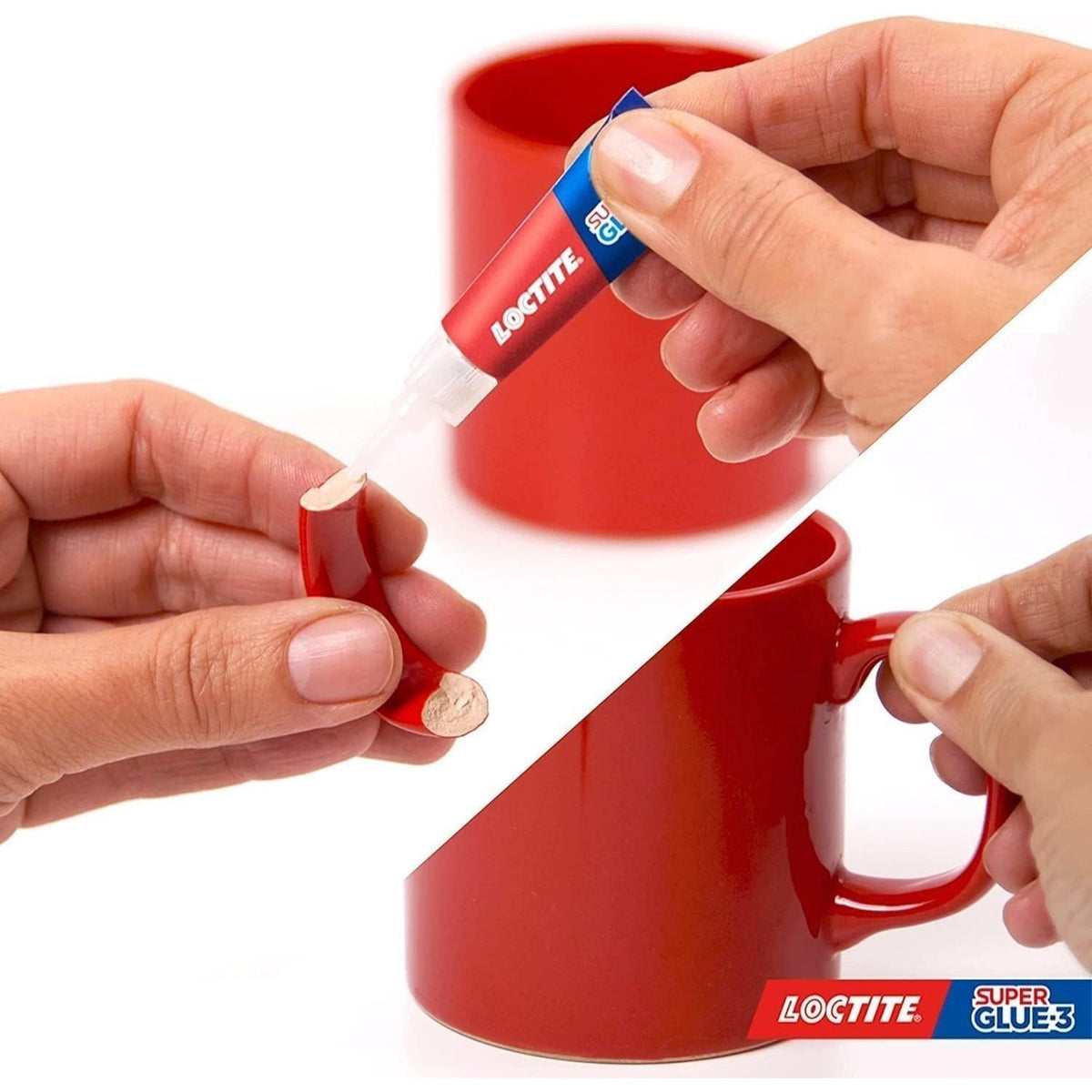 Loctite Super Glue-3 Original, Pegamento Universal con Triple Resistencia, Adhesivo Transparente, Pegamento Instantáneo Líquido, Fuerza Instantánea, Ideal para Cualquier Material, 2 x 2 g