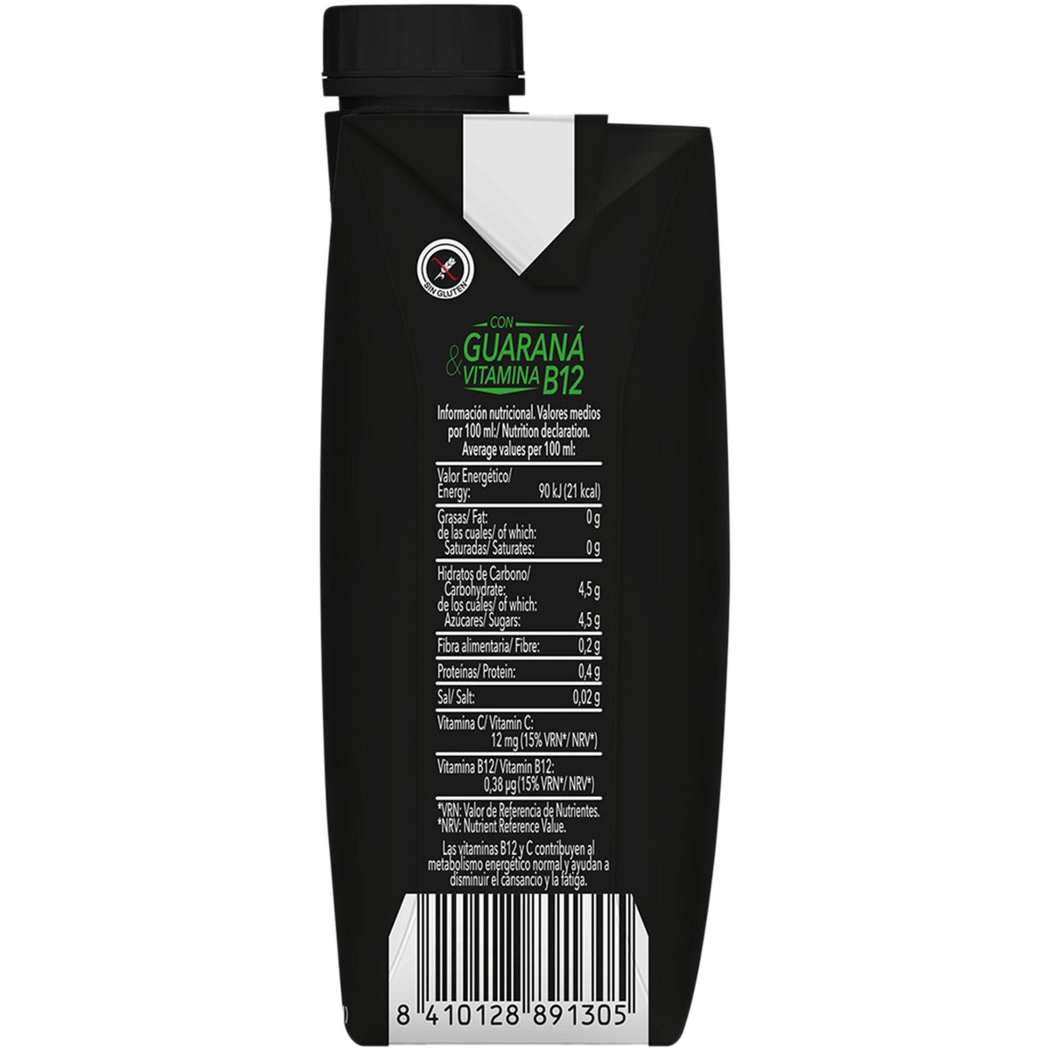 PASCUAL Bifrutas Dark, Bebida Refrescante Mixta de Leche y Zumo de Frutas, con Guaraná y Vitamina B12, Botella de 330 Ml