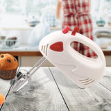 Batidora Eléctrica Amasadora, Especial para Repostería, 7 velocidades, 2 varillas batidoras, Potencia 150W, Botón de expulsión, Varillas de Acero Inoxidable