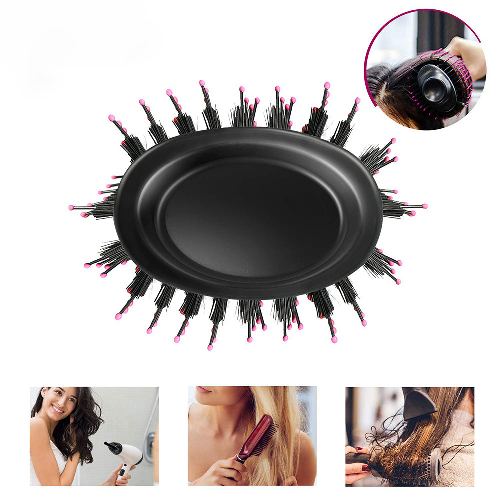 Cepillo Secador Efecto Volumen, Iones Negativos, Elimina Estática y Frizz, Diseño Ovalado para Distintos Acabados, Mejora el Brillo Natural del Cabello, 3 Niveles de Temperatura, Moldea, Desenreda y Seca el Pelo, Mango Ergonómico, Cable Giratorio 360º