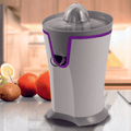 Exprimidor de Zumo Eléctrico de 2 Conos con Vertedor Antigoteo, 40W de Potencia, Colador de Pulpa, Base Antideslizante y Recogecable, Máxima Durabilidad ideal para Uso Diario, Perfecto para Preparar Zumos de Frutas y Cítricos