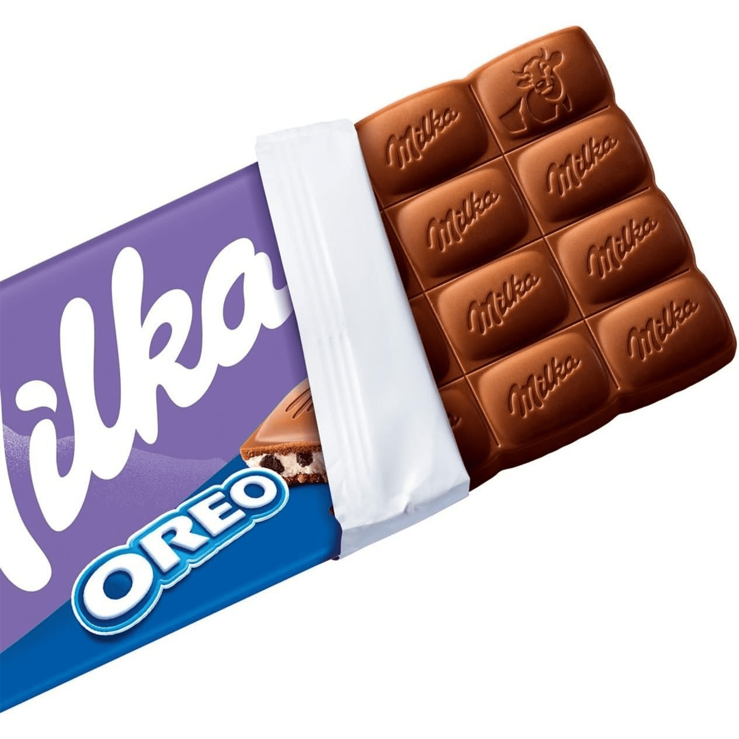Milka Oreo 3 Tabletas de Chocolate con Leche de los Alpes y Trozos de Galleta Oreo, Pack Ahorro de 3 Tabletas de 100g