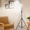 Tripode Luz Anillo Plegable, Soporte Luz, Tamaño: 1,60 m, Peso: 0,5 kg, Perfecto para Aro de Luz, Ideal para Fotografía, Videos, Redes Sociales, TikTok, Influencers, Maquillaje y Peluquería, Extensible