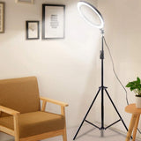 Tripode Luz Anillo Plegable, Soporte Luz, Tamaño: 1,60 m, Peso: 0,5 kg, Perfecto para Aro de Luz, Ideal para Fotografía, Videos, Redes Sociales, TikTok, Influencers, Maquillaje y Peluquería, Extensible
