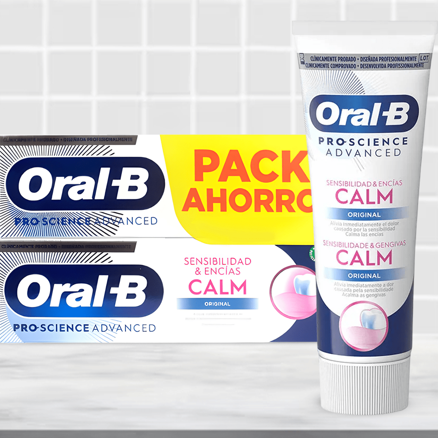 Oral-B Pro-Science Advanced CALM Pasta de Dientes, Dentífricos Dientes, Para Dientes y Encías Sensibles, 75ml por Tubo