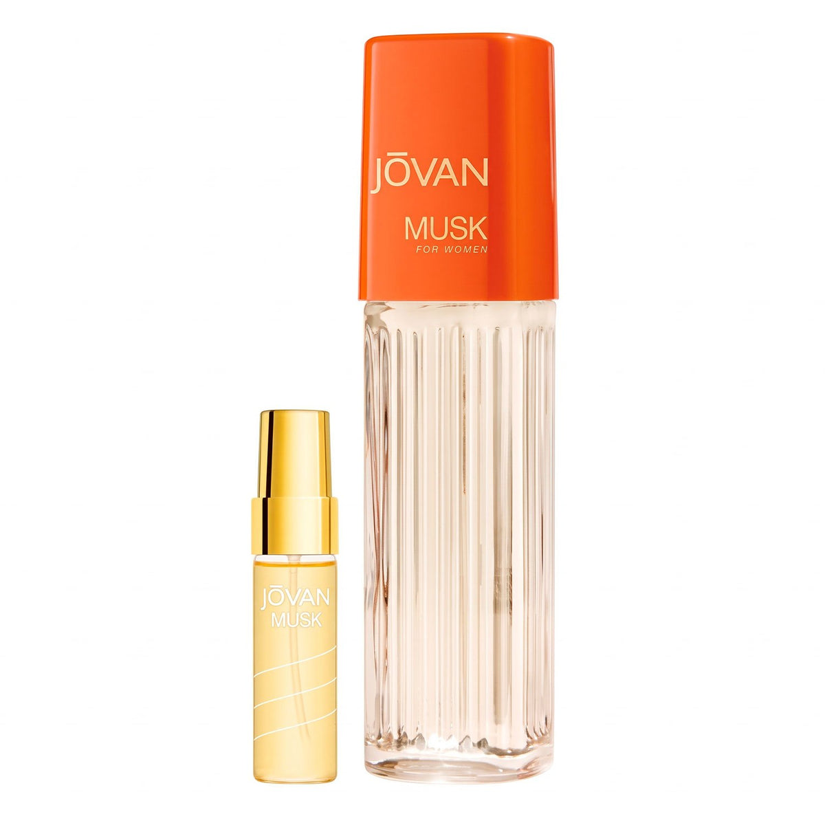 Jovan Musk Eau de Cologne para Mujer, Perfume Floral y Almizclado con Notas de Bergamota, Jazmín, Neroli y Musk, Set de 100 ml + 15 ml