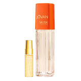 Jovan Musk Eau de Cologne para Mujer, Perfume Floral y Almizclado con Notas de Bergamota, Jazmín, Neroli y Musk, Set de 100 ml + 15 ml