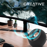 CREATIVE Set de Altavoces Ordenador 2.0, para Ordenador Portatil y Oficina, Alámbrico 3,5 mm, 4,4 W, 100 - 17000 Hz, Creative Labs Pebble