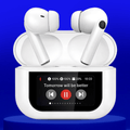 Auriculares Inalambricos de Bluetooth con Estuche de Carga, Distancia de Transmisión: 10m, 7h de Tiempo de Uso, Pantalla Táctil, Rango de Respuesta de Frecuencia: 20Hz-20KHZ, Carga USB, Capacidad de Batería de los Auriculares: 40mAh
