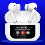 Auriculares Inalambricos de Bluetooth con Estuche de Carga, Distancia de Transmisión: 10m, 7h de Tiempo de Uso, Pantalla Táctil, Rango de Respuesta de Frecuencia: 20Hz-20KHZ, Carga USB, Capacidad de Batería de los Auriculares: 40mAh