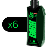 PASCUAL Bifrutas Dark, Bebida Refrescante Mixta de Leche y Zumo de Frutas, con Guaraná y Vitamina B12, Botella de 330 Ml