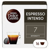 Nescafé Dolce Gusto, Café Espresso Intenso, Intensidad 7, Especiado y Con Cuerpo, 16/48/96 Cápsulas