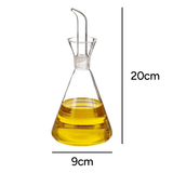 Aceitera Antigoteo de Vidrio Resistente, Dispensador de Boquilla Única Sin Goteo, Ideal para Aceite, Vinagre, Aderezos
