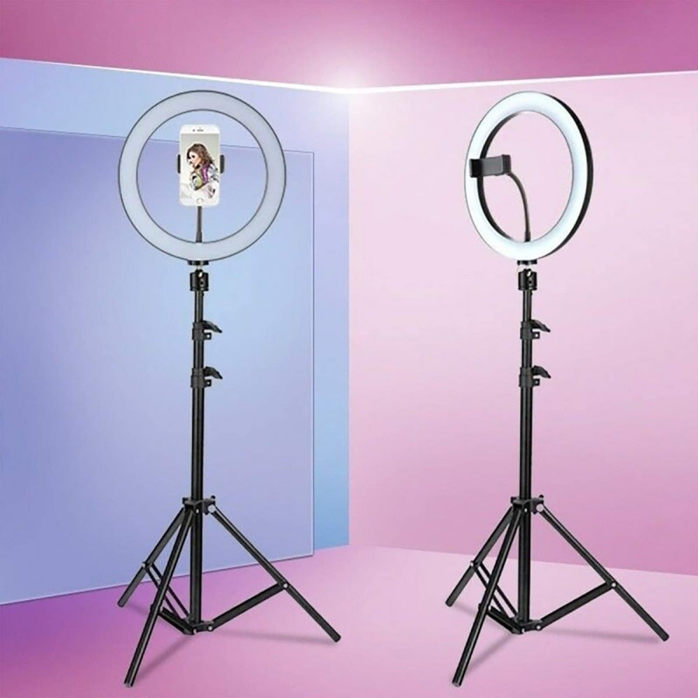 Tripode Luz Anillo Plegable, Soporte Luz, Tamaño: 1,60 m, Peso: 0,5 kg, Perfecto para Aro de Luz, Ideal para Fotografía, Videos, Redes Sociales, TikTok, Influencers, Maquillaje y Peluquería, Extensible