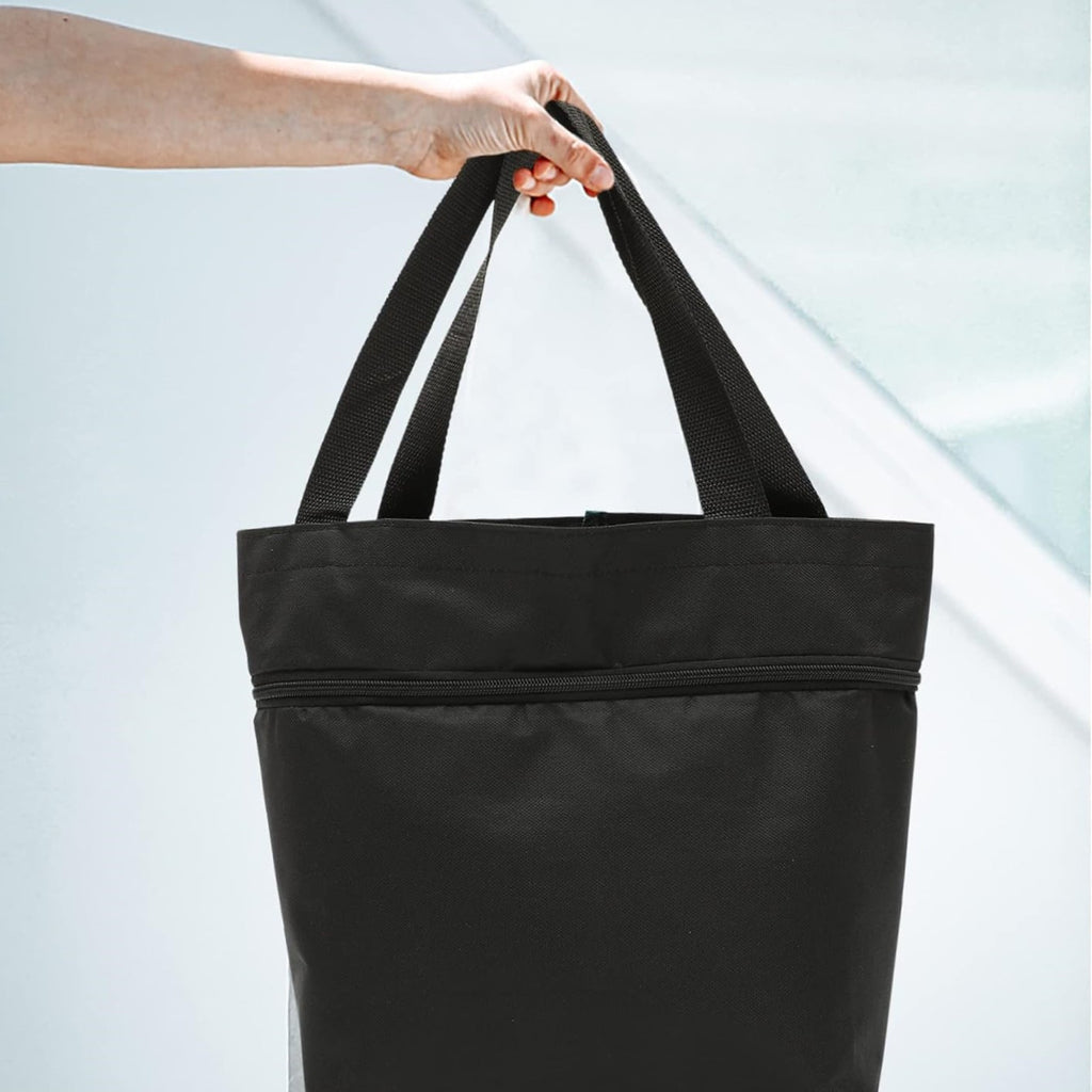 Carro Compra Plegable, Bolsa Carro Compra Plegable con Reudas, Gran Capacidad, Bolsa de Compras Multiusos, Facil de Llevar y Guardar, Hecho en Tela Oxford 600D Resistente, Fondo Reforzado, Dimensión Cerrado: 40 x 16 x 32 cm